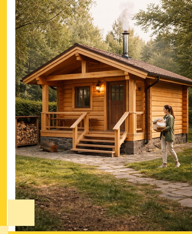 Купить баню под ключ в Дзержинском от 665210 р. | ЭриданДзж