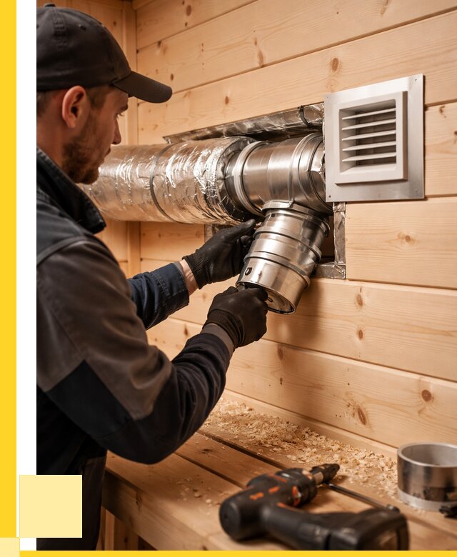 Монтаж вентиляции бани в Дзержинском от 12281 р. | ЭриданДзж