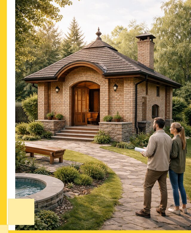 Проект кирпичной бани в Дзержинском от 30702 р. | ЭриданДзж