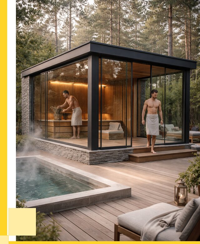 Стеклянные бани и двери в Дзержинском от 460530 р. | ЭриданДзж