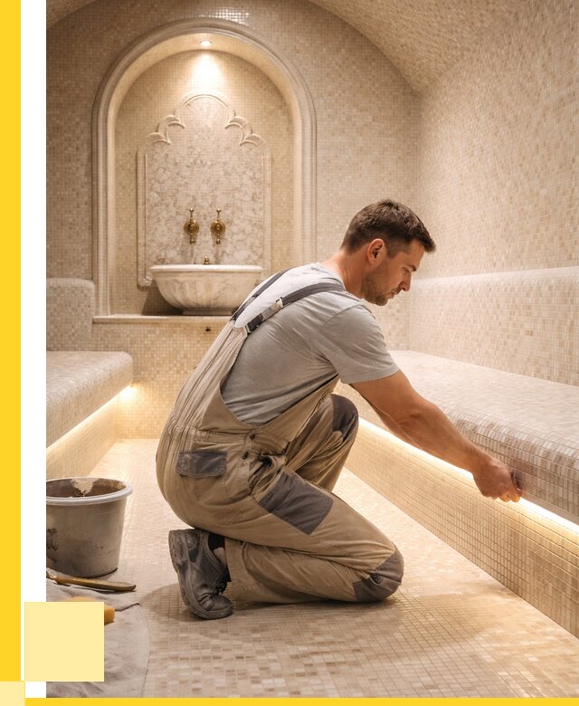 Отделка хамамов под ключ в Дзержинском от 5629 р. | ЭриданДзж