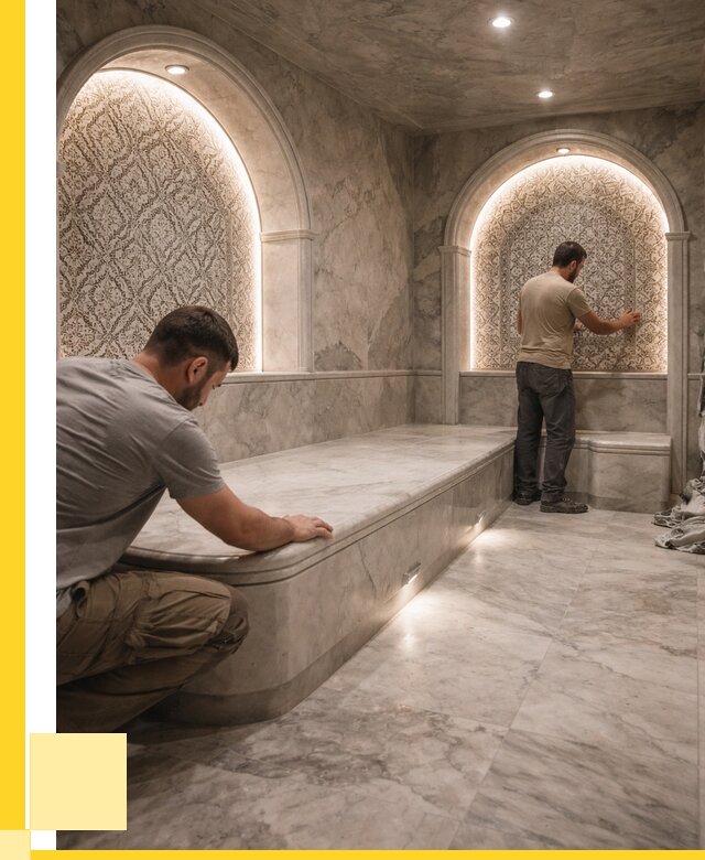 Турецкие бани под ключ в Дзержинском от 255850 р. | ЭриданДзж