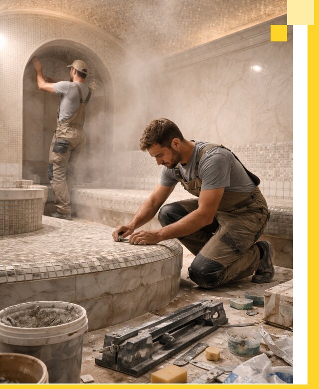 Профессиональный дизайн хамама и SPA под ключ в Дзержинском