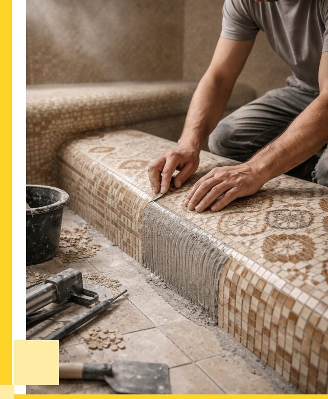 Плитка для хамама под ключ в Дзержинском от 3582 р. | ЭриданДзж