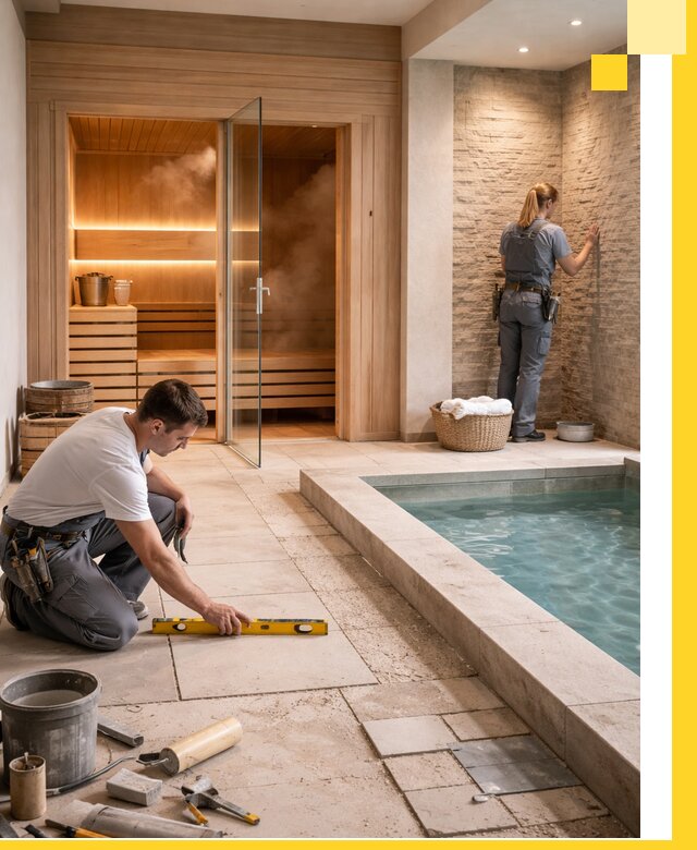 Комплексный дизайн и отделка интерьеров SPA под ключ в Дзержинском